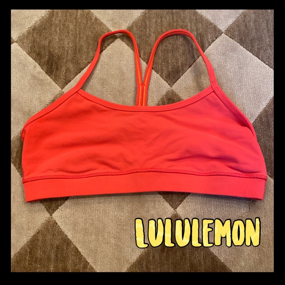 Lululemon crop top, racer back with mesh panel
